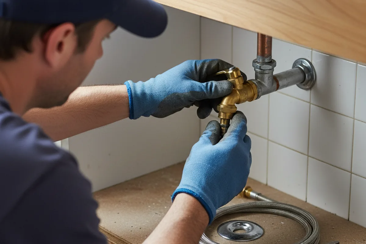 Shutoff valve and fitting work during Faucet and Fixture Repair in Monmouth Beach